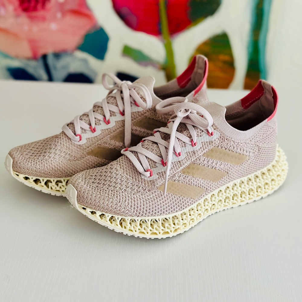 ADIDAS 4DFWD Running Shoe in Ice Purple/Shift Pink - Picture 3 of 8